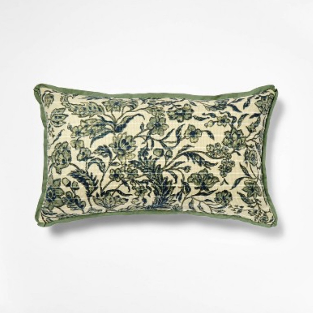 Threshold/Studio Mcgee Sage Floral Accent Pillow